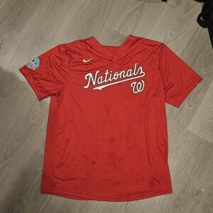 Nike Red Jersey with Clear Creek Patch